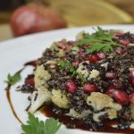 Baked cauliflower salad